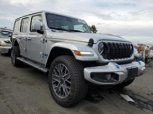 1C4RJXU64RW152742 - 2024 JEEP WRANGLER HIGH ALTITUDE 4XE SILVER photo 4