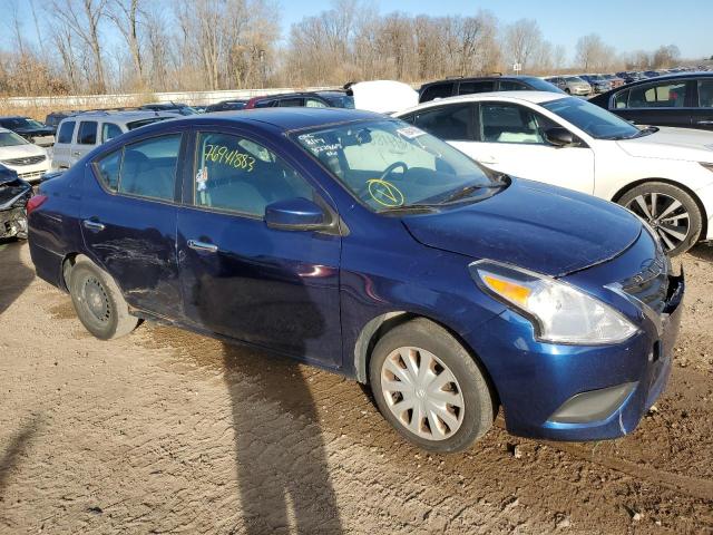 3N1CN7APXKL822865 - 2019 NISSAN VERSA S BLUE photo 4