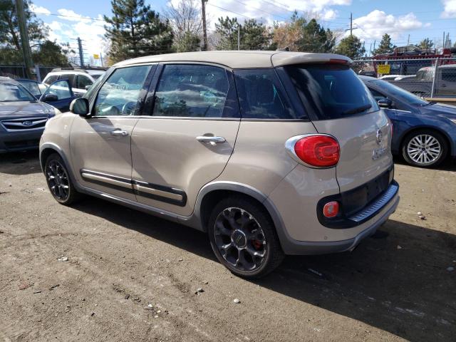 ZFBCFADH1EZ018949 - 2014 FIAT 500L TREKKING BEIGE photo 2