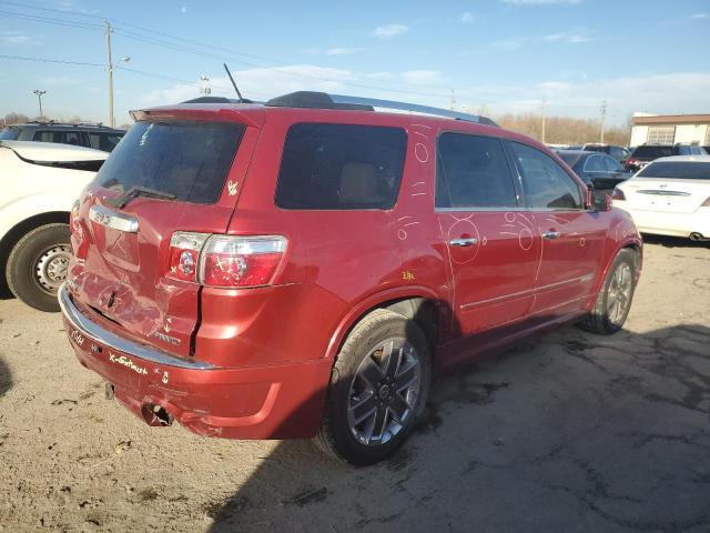 1GKKVTED9CJ412914 - 2012 GMC ACADIA DENALI RED photo 3