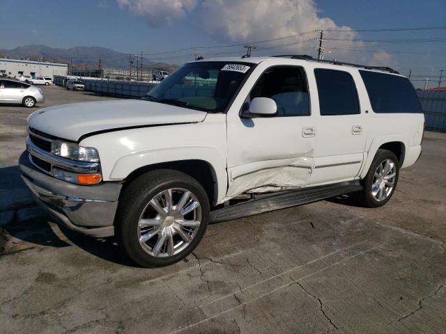 3GNEC16T83G304737 - 2003 CHEVROLET SUBURBAN C1500 WHITE photo 1