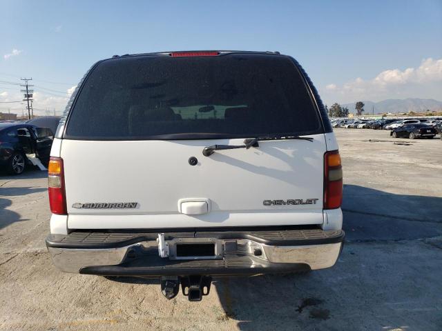 3GNEC16T83G304737 - 2003 CHEVROLET SUBURBAN C1500 WHITE photo 6