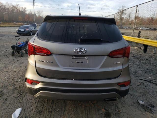 5XYZT3LB7JG512833 - 2018 HYUNDAI SANTA FE S GRAY photo 6