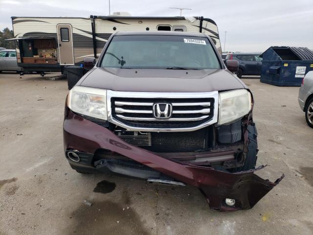 5FNYF4H50CB031246 - 2012 HONDA PILOT EXL RED photo 5