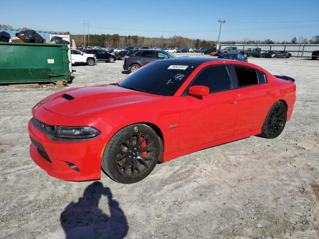 2C3CDXGJ5KH699704 - 2019 DODGE CHARGER SCAT PACK RED photo 1