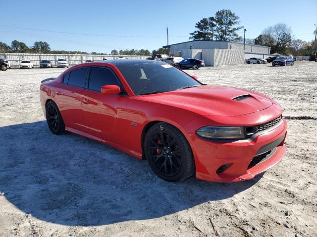 2C3CDXGJ5KH699704 - 2019 DODGE CHARGER SCAT PACK RED photo 4