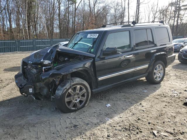 1J8HG68258C178027 - 2008 JEEP COMMANDER OVERLAND BLACK photo 1