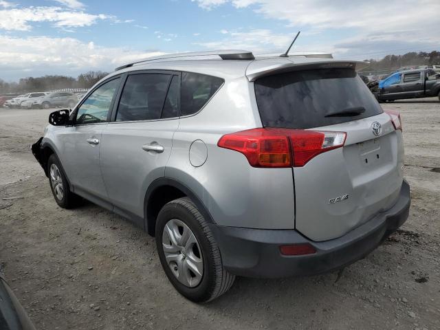 JTMZFREV7EJ023954 - 2014 TOYOTA RAV4 LE SILVER photo 2