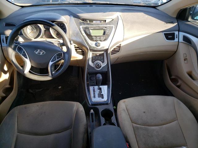 KMHDH4AE1CU316205 - 2012 HYUNDAI ELANTRA GLS BLUE photo 8