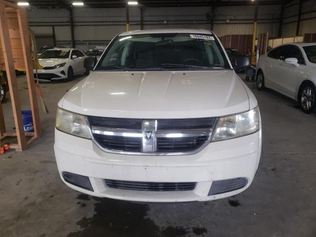 3D4GG47B59T530332 - 2009 DODGE JOURNEY SE WHITE photo 5