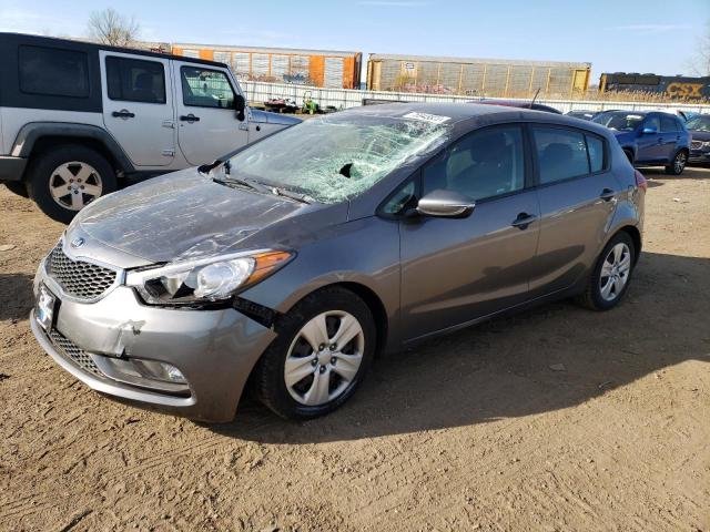 KNAFK5A89G5635587 - 2016 KIA FORTE LX SILVER photo 1