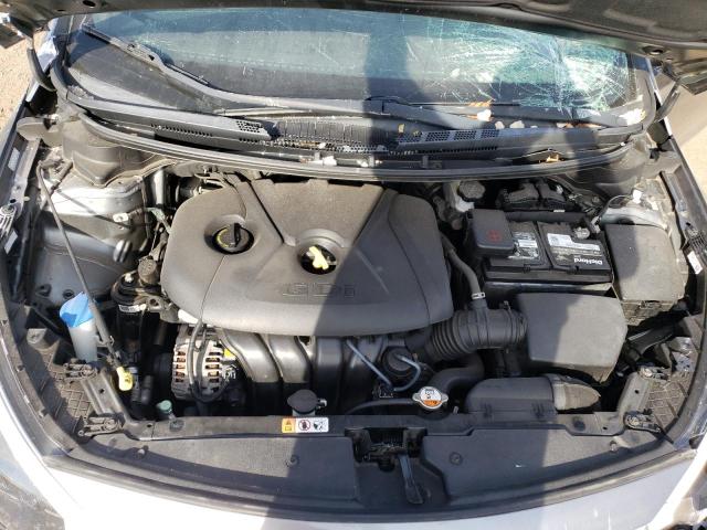 KNAFK5A89G5635587 - 2016 KIA FORTE LX SILVER photo 11