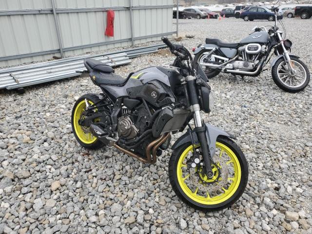 JYARM06E3GA007989 - 2016 YAMAHA FZ07 GRAY photo 1