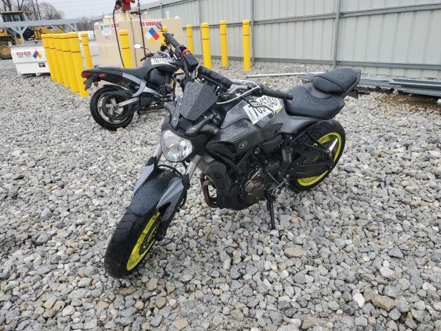 JYARM06E3GA007989 - 2016 YAMAHA FZ07 GRAY photo 2