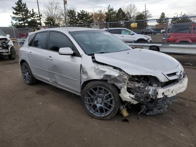 JM1BK343X71738496 - 2007 MAZDA 3 HATCHBACK SILVER photo 4