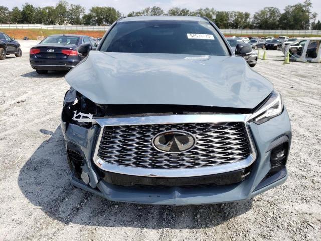 3PCAJ5J39NF100100 - 2022 INFINITI QX55 LUXE BLUE photo 5