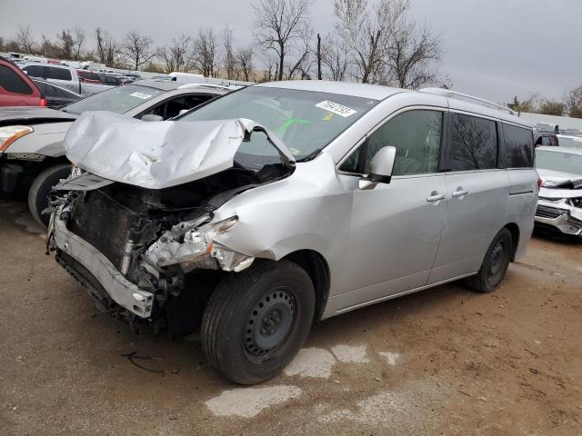 JN8AE2KP9C9042943 - 2012 NISSAN QUEST S SILVER photo 1