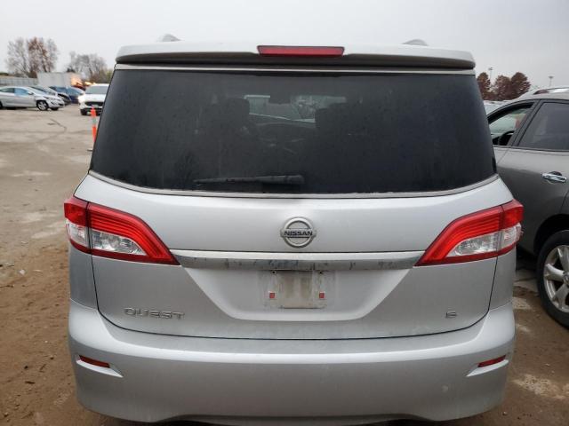 JN8AE2KP9C9042943 - 2012 NISSAN QUEST S SILVER photo 6