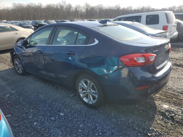 1G1BE5SM8K7107985 - 2019 CHEVROLET CRUZE LT BLUE photo 2