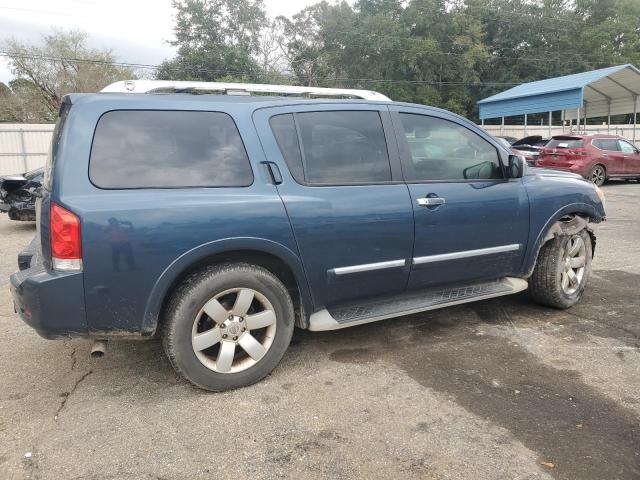 5N1BA0ND9EN600393 - 2014 NISSAN ARMADA SV BLUE photo 3