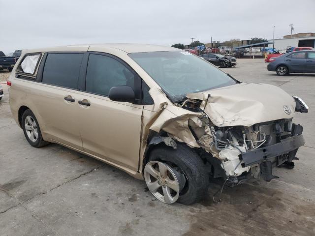 5TDZK3DC0DS401591 - 2013 TOYOTA SIENNA TAN photo 4