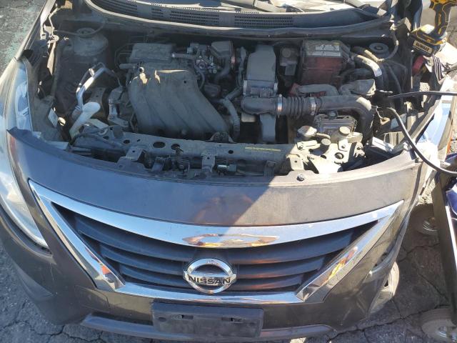 3N1CN7AP3FL863571 - 2015 NISSAN VERSA S GRAY photo 11