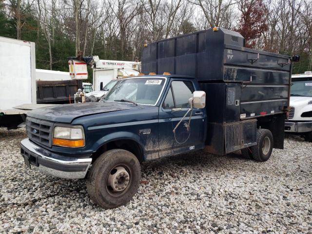 1FDLF47F4VEB80618 - 1997 FORD SUPER SUPER DUTY BLUE photo 1