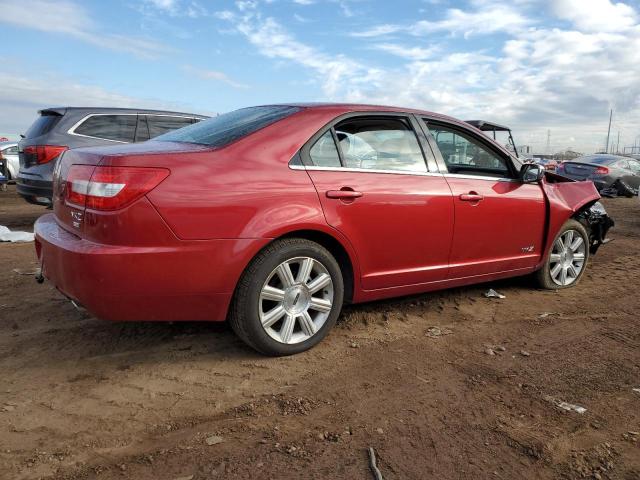 3LNHM28T57R619040 - 2007 LINCOLN MKZ RED photo 3