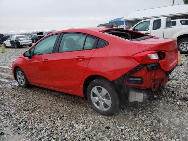 1G1BC5SMXH7185182 - 2017 CHEVROLET CRUZE LS RED photo 2