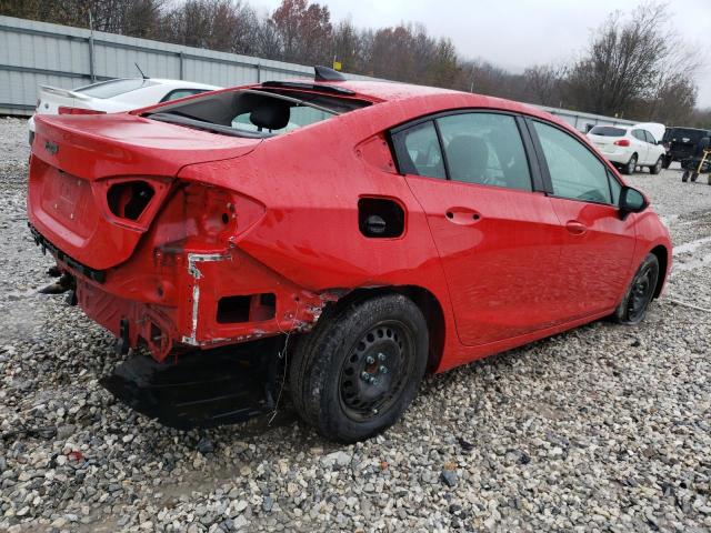 1G1BC5SMXH7185182 - 2017 CHEVROLET CRUZE LS RED photo 3