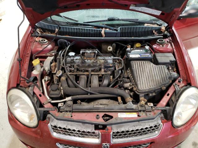 1B3ES56C15D257992 - 2005 DODGE NEON SXT RED photo 11