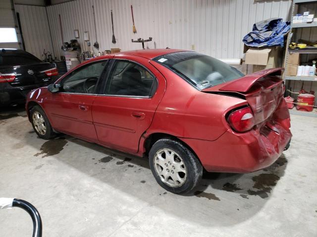 1B3ES56C15D257992 - 2005 DODGE NEON SXT RED photo 2