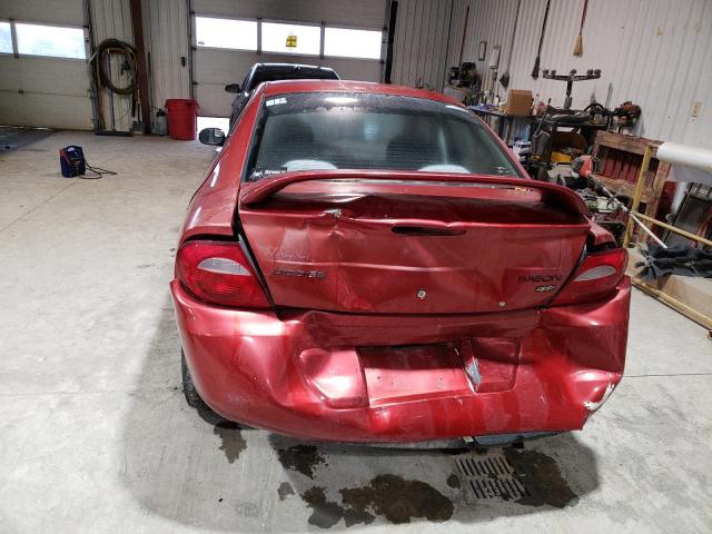 1B3ES56C15D257992 - 2005 DODGE NEON SXT RED photo 6