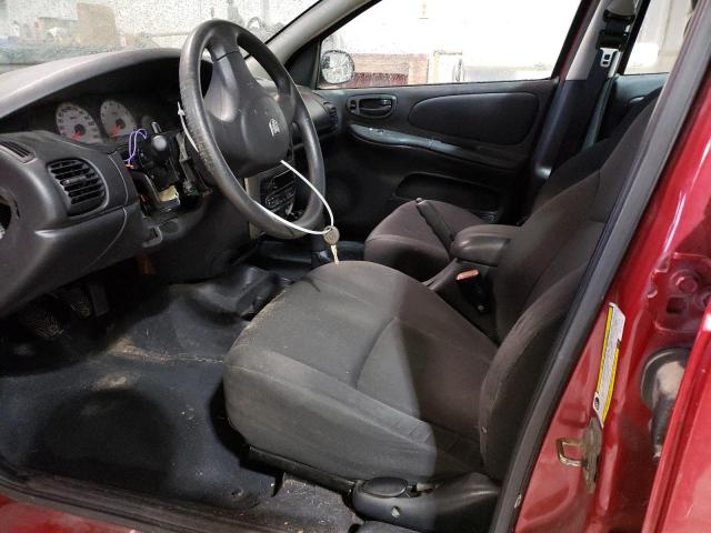 1B3ES56C15D257992 - 2005 DODGE NEON SXT RED photo 7