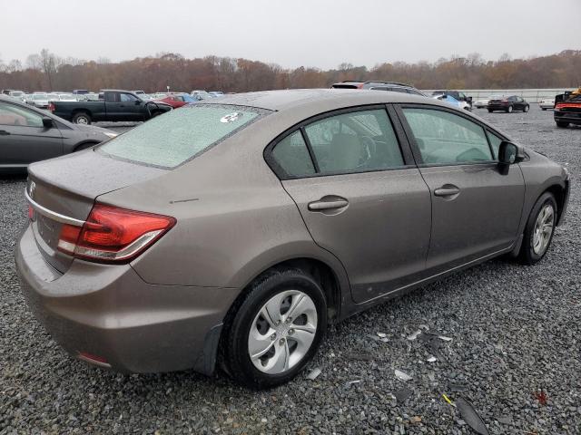 2HGFB2F52DH537569 - 2013 HONDA CIVIC LX BROWN photo 3