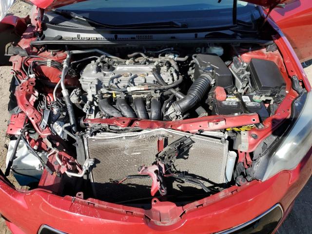 2T1BURHE3GC490628 - 2016 TOYOTA COROLLA L RED photo 11