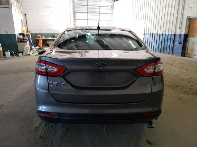 1FA6P0H7XE5391617 - 2014 FORD FUSION SE GRAY photo 6