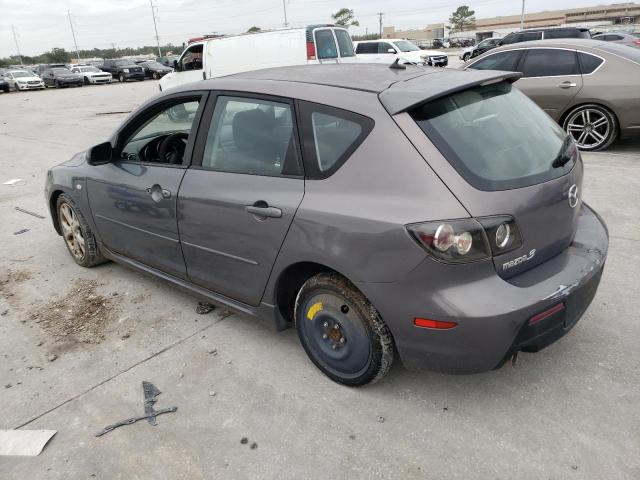 JM1BK344981149675 - 2008 MAZDA 3 HATCHBACK GRAY photo 2