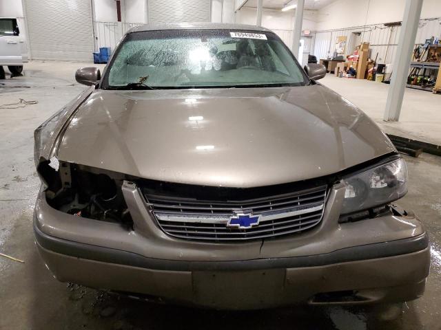 2G1WF52E639398574 - 2003 CHEVROLET IMPALA TAN photo 5