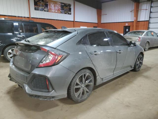 SHHFK7H91KU302240 - 2019 HONDA CIVIC SPORT TOURING GRAY photo 3