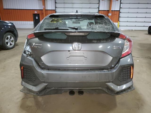 SHHFK7H91KU302240 - 2019 HONDA CIVIC SPORT TOURING GRAY photo 6