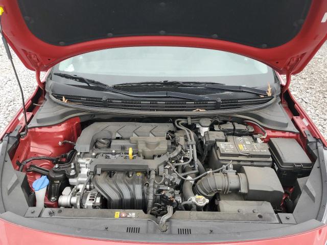 3KPA24AD0NE471426 - 2022 KIA RIO LX RED photo 11