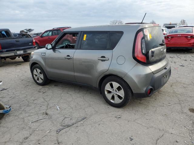 KNDJN2A20F7156878 - 2015 KIA SOUL GRAY photo 2