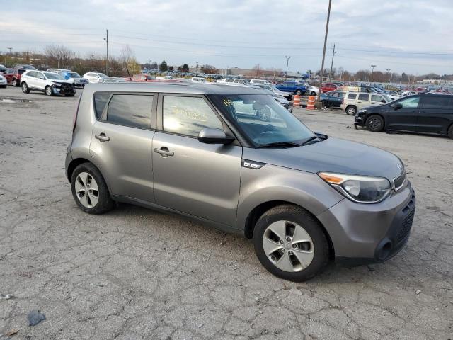 KNDJN2A20F7156878 - 2015 KIA SOUL GRAY photo 4