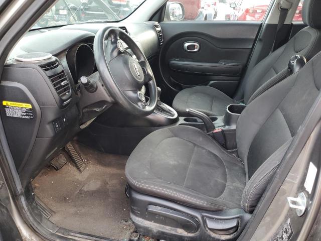 KNDJN2A20F7156878 - 2015 KIA SOUL GRAY photo 7