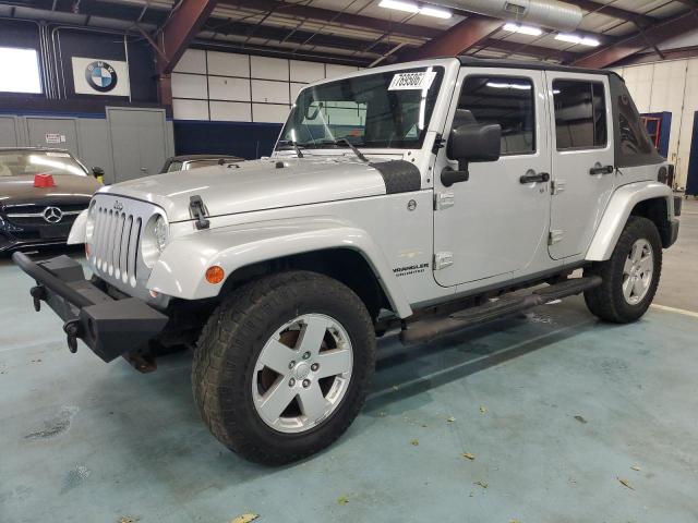 1J4GA59187L113654 - 2007 JEEP WRANGLER SAHARA SILVER photo 1