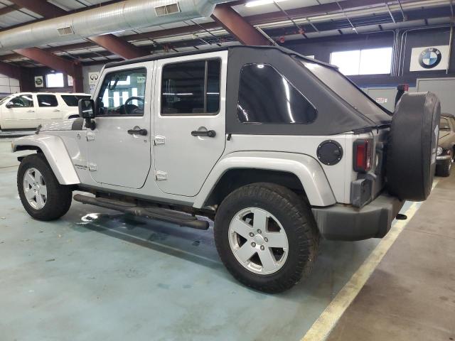 1J4GA59187L113654 - 2007 JEEP WRANGLER SAHARA SILVER photo 2