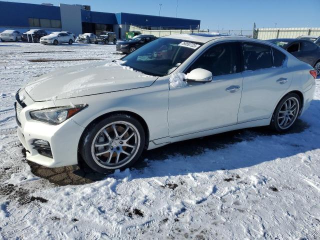 JN1BV7AR6FM394415 - 2015 INFINITI Q50 BASE WHITE photo 1