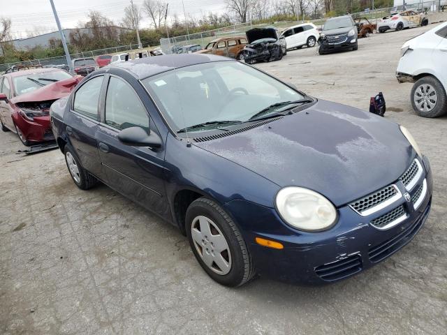 1B3ES26C55D101923 - 2005 DODGE NEON BASE BLUE photo 4