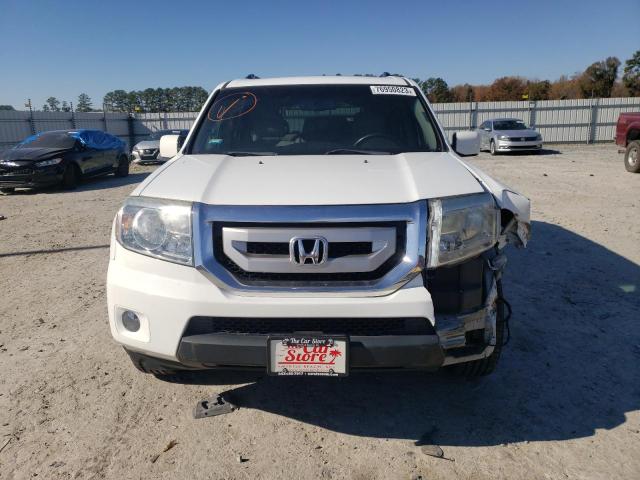 5FNYF3H5XBB016813 - 2011 HONDA PILOT EXL WHITE photo 5